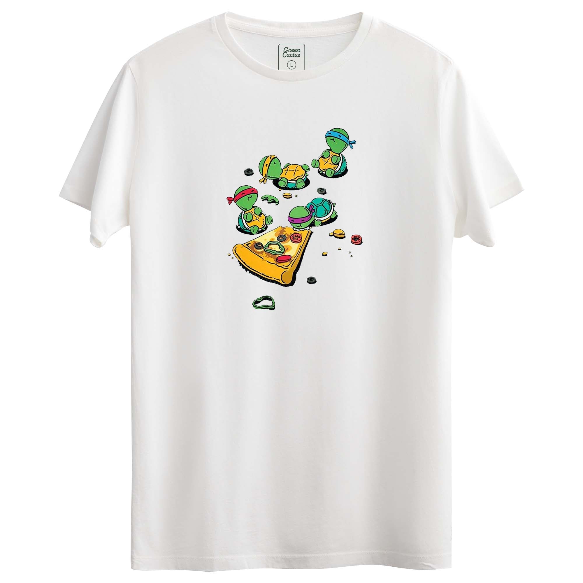 Ninja Turtles Tasarımlı Regular T-Shirt