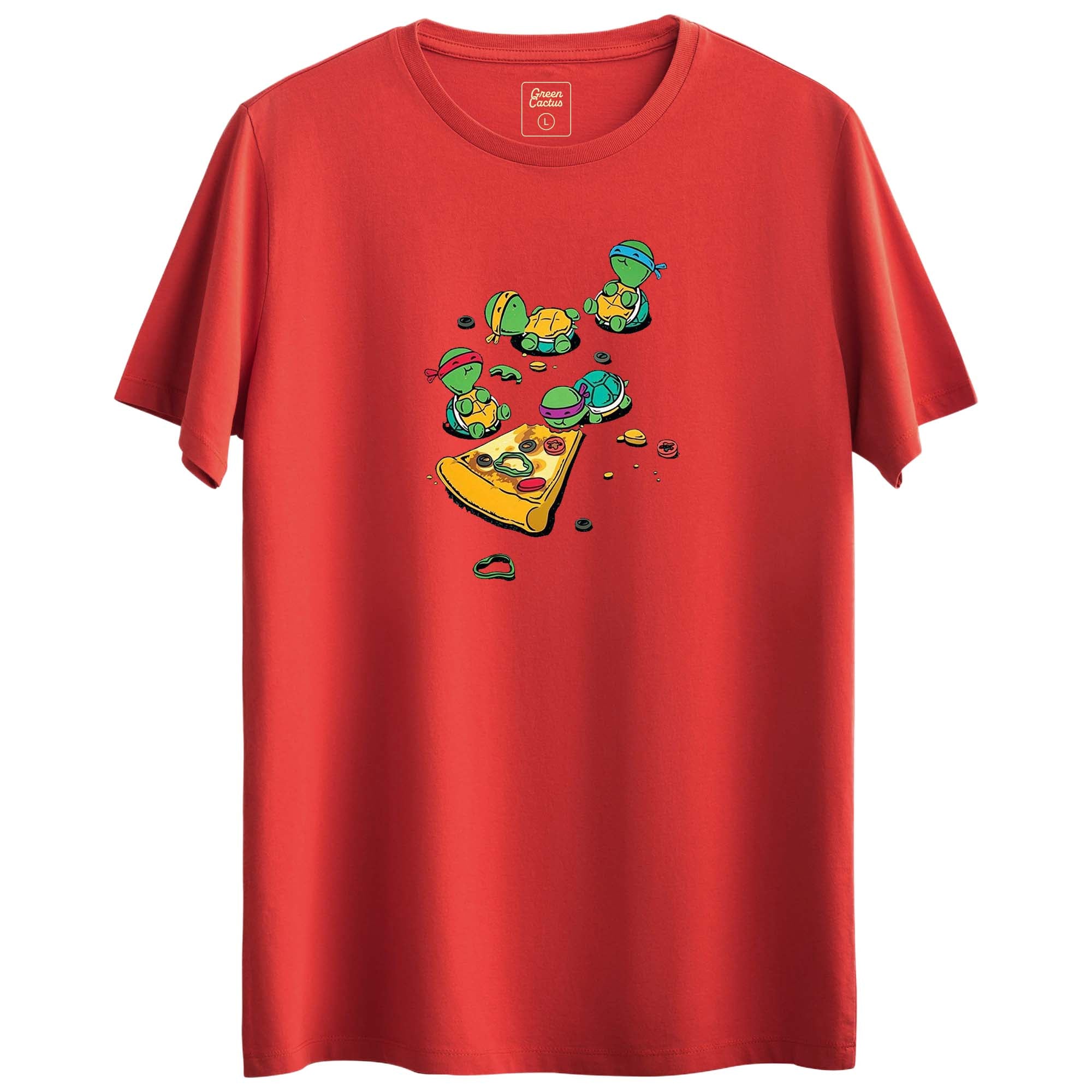 Ninja Turtles Tasarımlı Regular T-Shirt