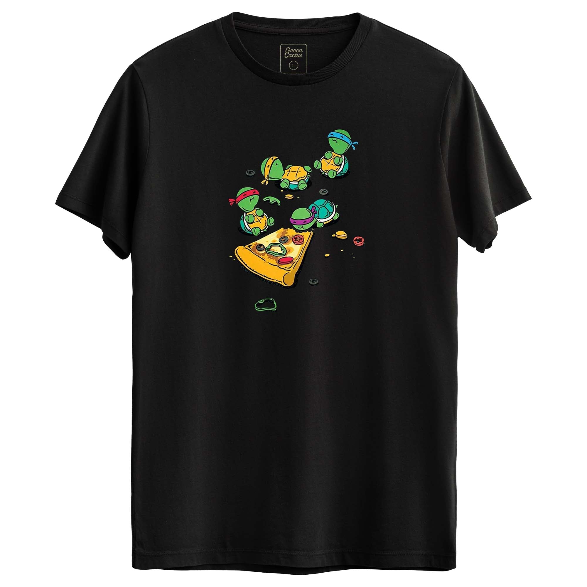 Ninja Turtles Tasarımlı Regular T-Shirt