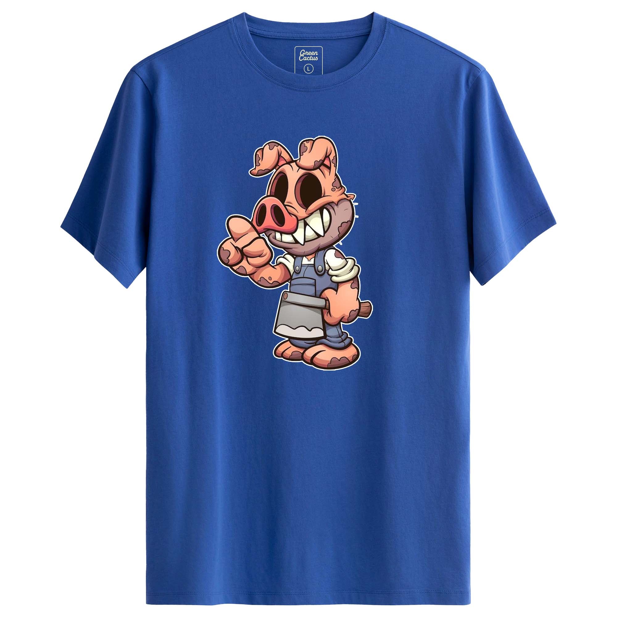 Pig Tasarımlı Regular T-Shirt