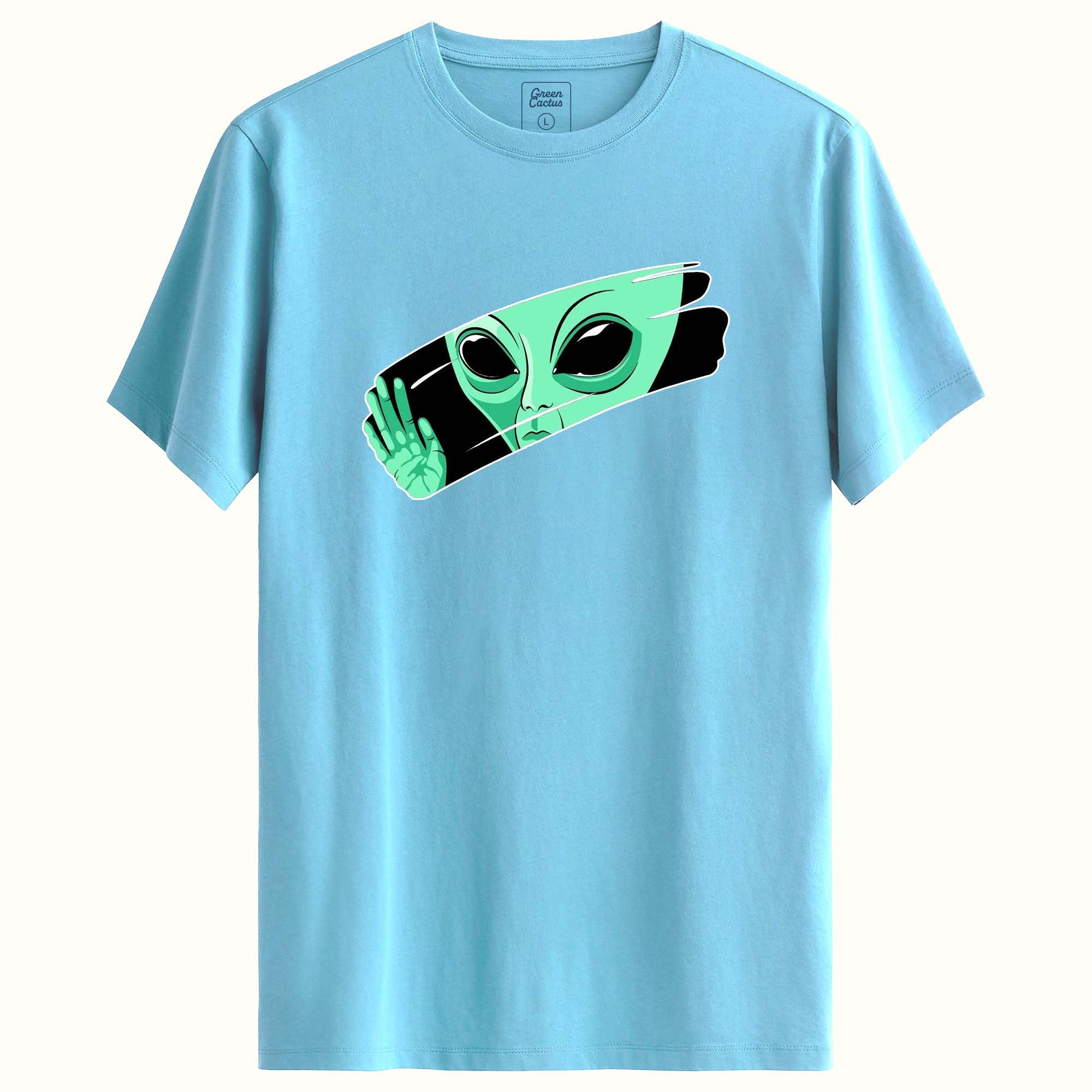 Ufo Tasarımlı Regular T-Shirt