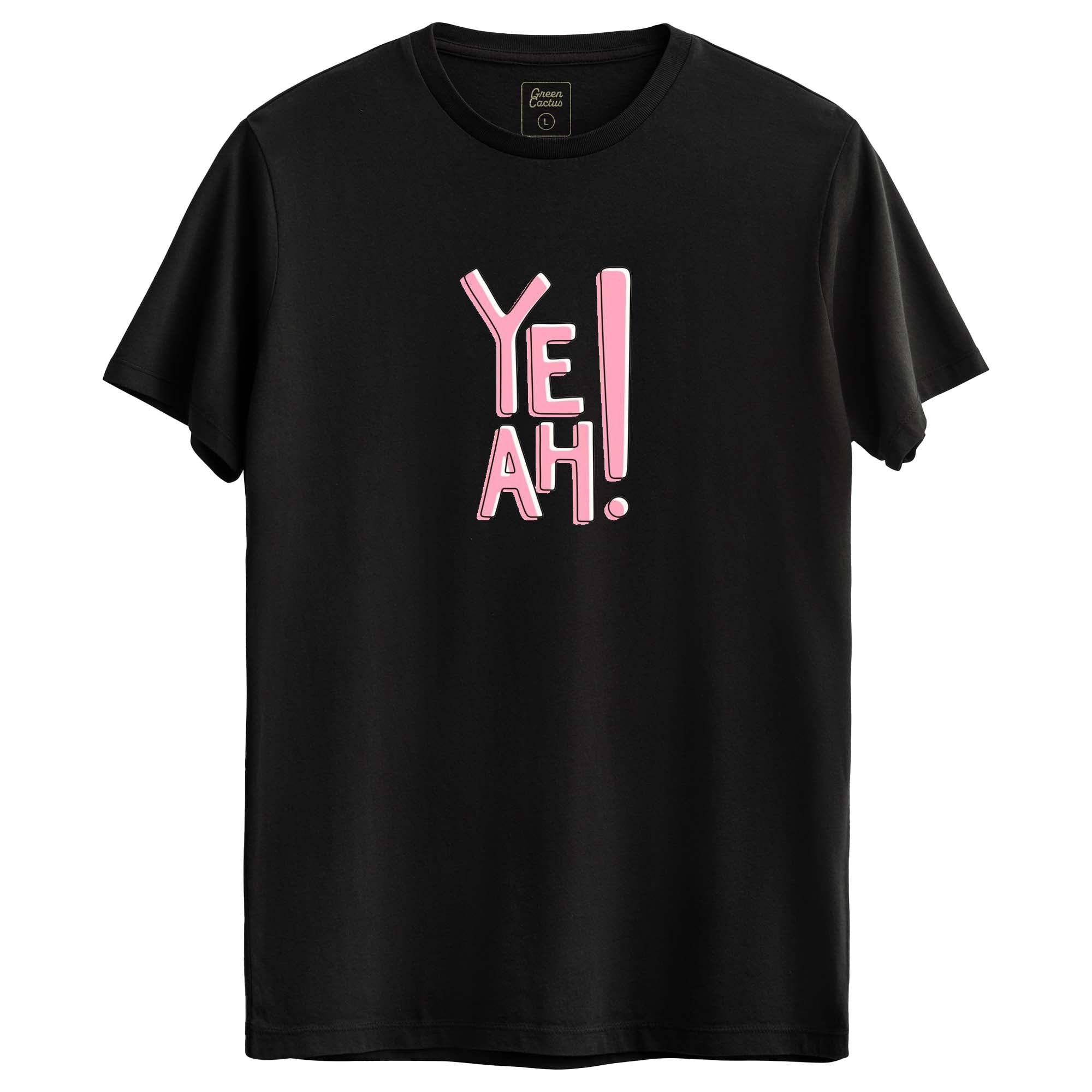 Yeah Tasarımlı Regular T-Shirt