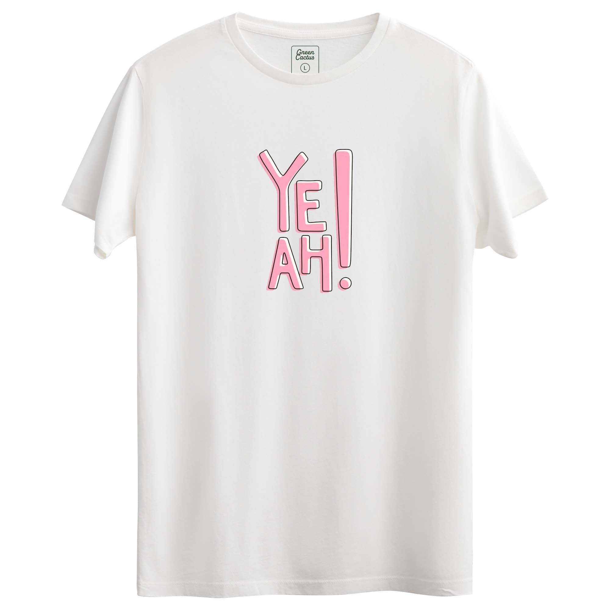 Yeah Tasarımlı Regular T-Shirt